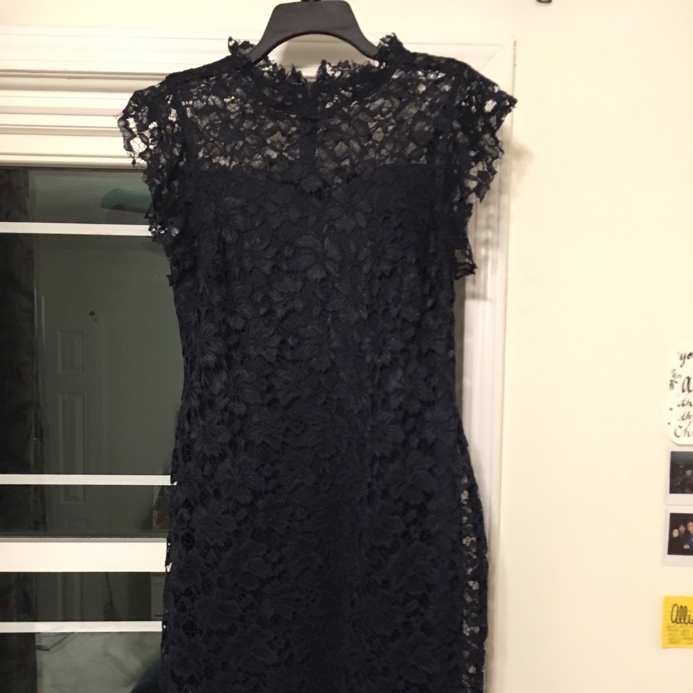 Enfocus Studio Navy Lace dress
